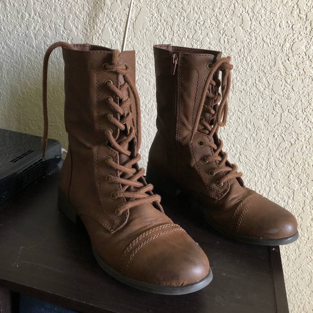Brown boots